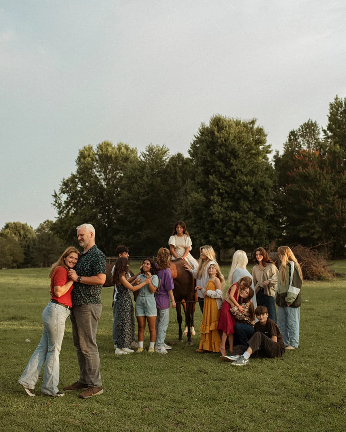 Sarah Brown with family